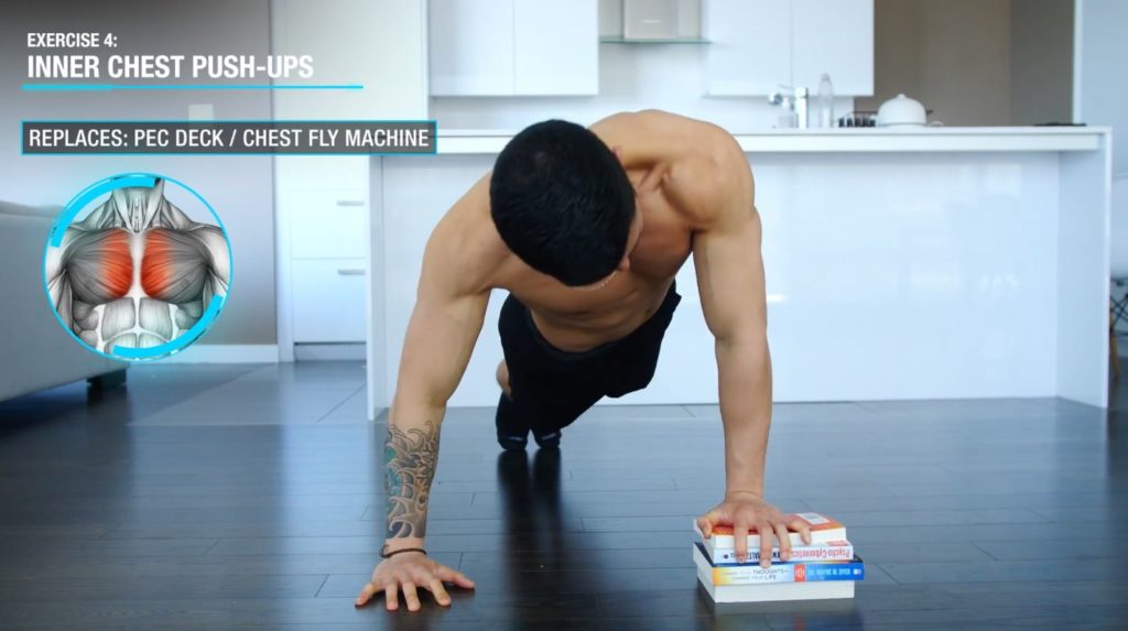 Inner chest push up