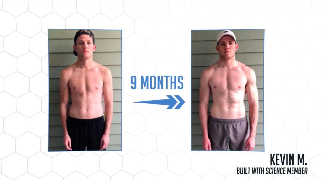 Kevin Built With Science Program Member Progress