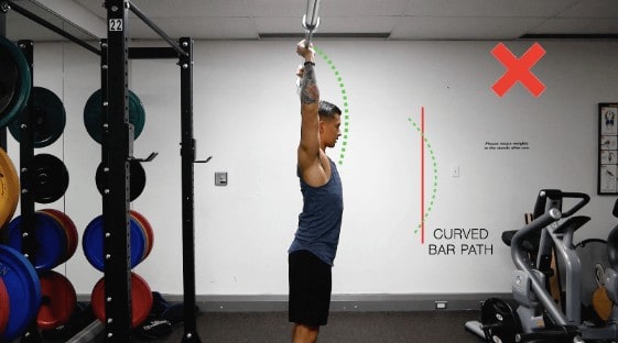 shoulder press bad form