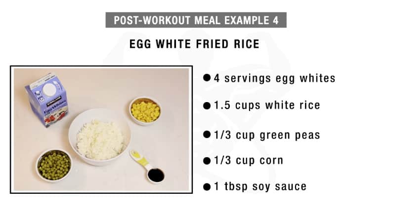 egg white fried rice