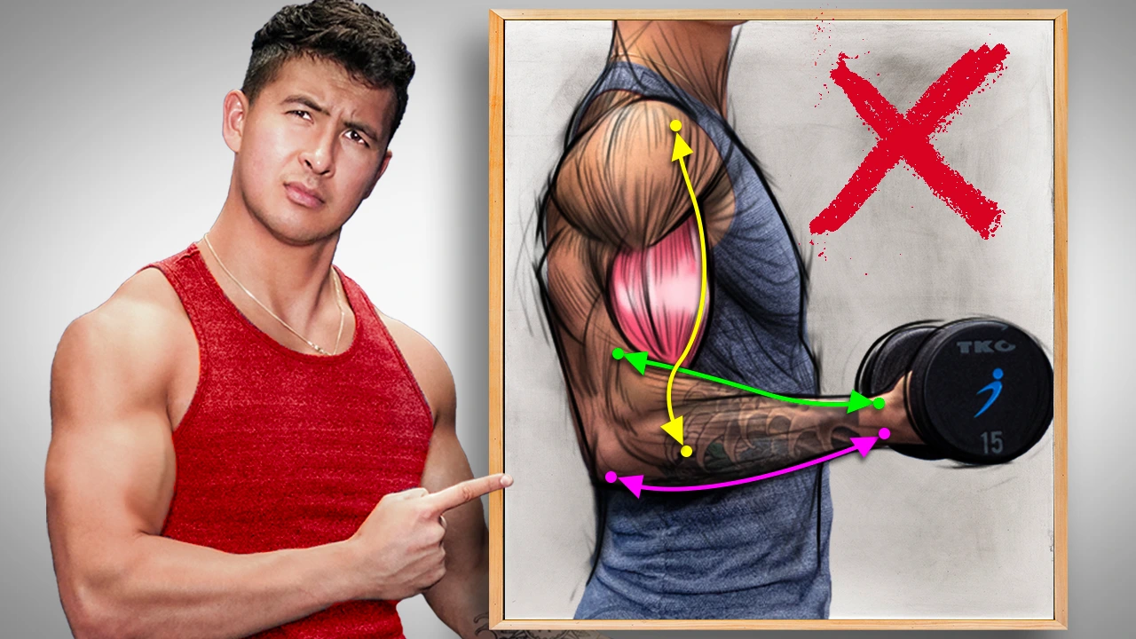 Stop doing bicep curls like this 5 mistakes slowing your gains thumbnail